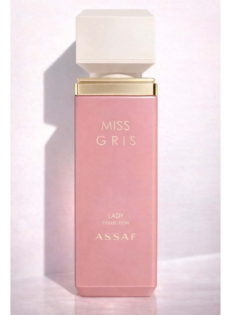 عساف عطر آصف ميس غريس أو دو بارفان 100 مل - تركيز أعلى للنساء | بندق، زعفران، وإجاص | قلب العطر: ياسمين وورد - Image 1